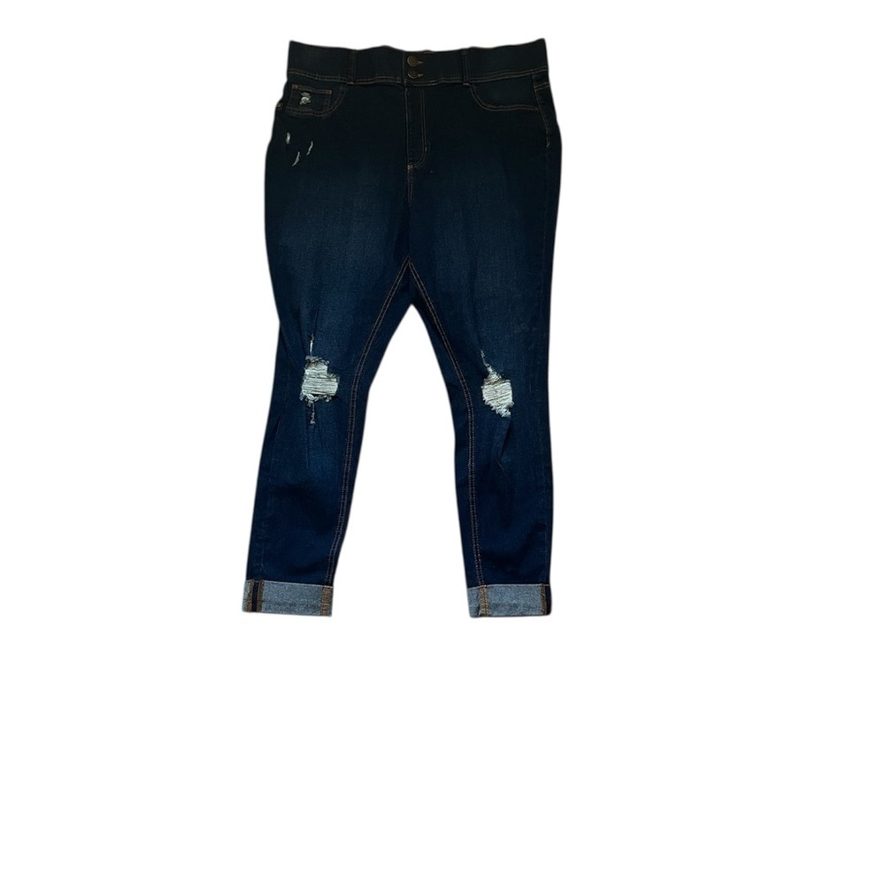 Just Be Women’s High-Rise Skinny Jeans Dark Wash‎ 2X